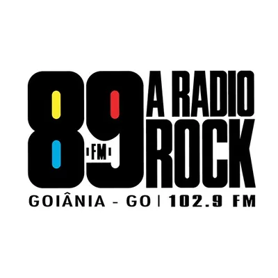 Logo de 89 A Rádio Rock de Goiânia