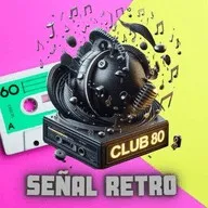 Logo de Radio Club 80 Se帽al Retro