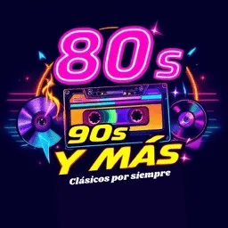 Logo de 80s 90s & Más