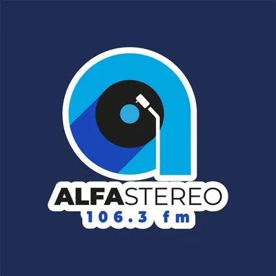 Logo de Alfa Stereo 106.3