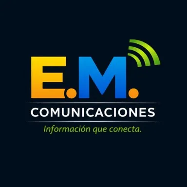 Logo de E.M Comunicaciones
