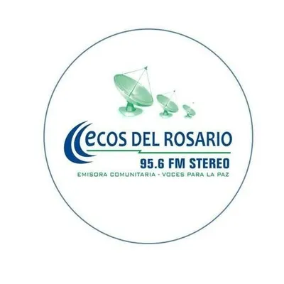 Logo de Ecos del Rosario 95.6 FM 95.6 FM