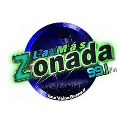 Logo de La Más Zonada 99.1 FM 99.1 FM