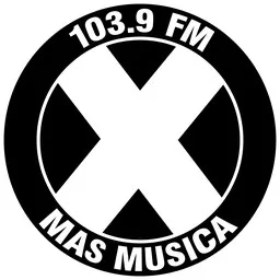 Logo de La X Más Música 103.9 FM 103.9 FM