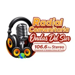 Logo de Ondas del Sur 106.6 FM Stereo 106.6 FM