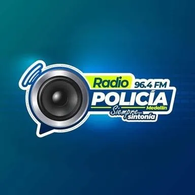 Logo de Radio Policia Medellín 96.4 FM 96.4 FM