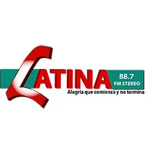 Logo de Latina 88.7 FM 88.7 FM