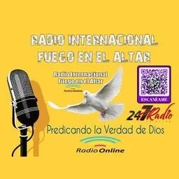 Logo de Radio Internacional Fuego en el Altar