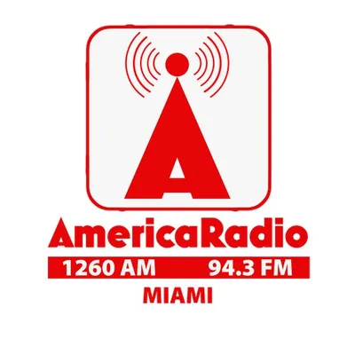Logo de America Radio Miami 1260 AM 1260 AM