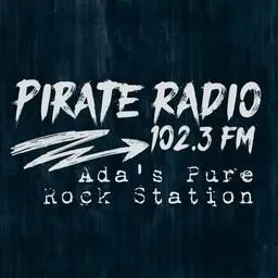Logo de KADA / KREF Pirate Radio 102.3