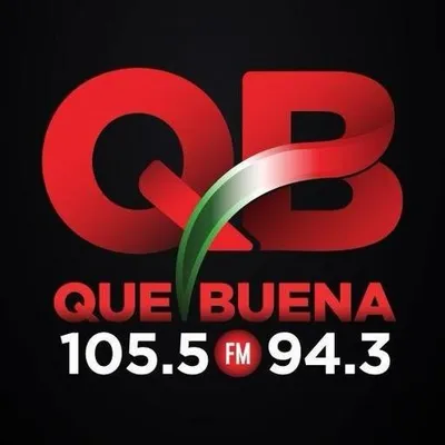Logo de KBUE Que Buena 105.5 / 94.3 FM (US Only) 94.3 FM