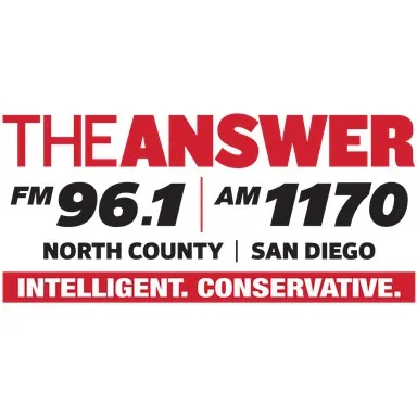 Logo de KCBQ 96.1 and 1170 The Answer