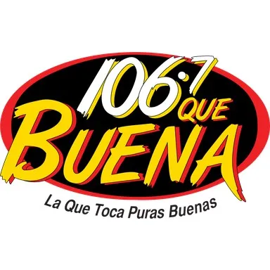 Logo de KCHX Que Buena 106.7 FM 106.7 FM