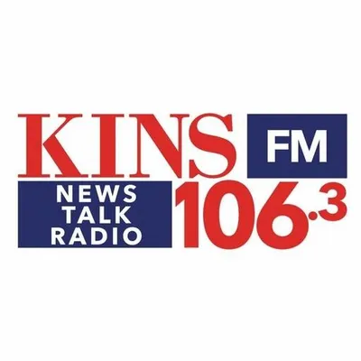 Logo de KINS News Talk Radio 106.3 FM 106.3 FM