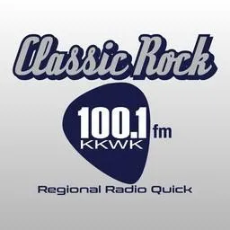 Logo de KKWK Classic Rock 100.1 FM (US only) 100.1 FM