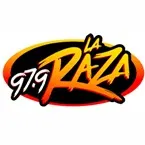 Logo de KLAX 97.9 La Raza FM