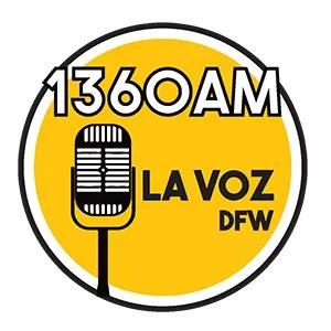 Logo de KMNY La Voz 1360 AM 1360 AM