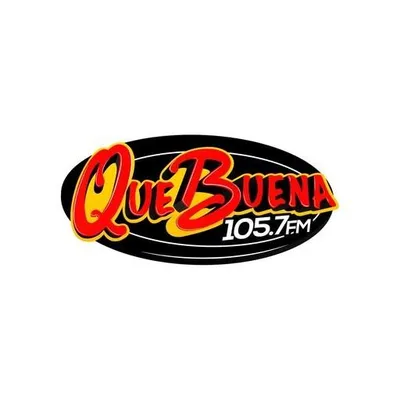 Logo de KQMX Qué Buena 105.7 FM 105.7 FM