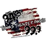 Logo de KTXM Texas Thunder Radio 99.9 FM KYKM 99.9 FM
