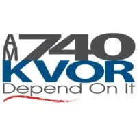 Logo de KVOR News Radio 740 AM 740 AM