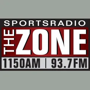 Logo de KZNE The Zone 1150 AM and 102.7 FM 102.7 FM