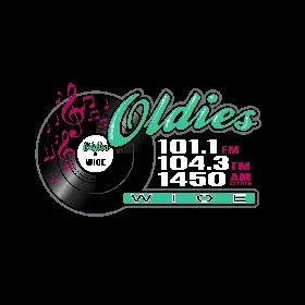 Logo de Oldies 101.1, 104.3 and Stereo 1450 WIOE