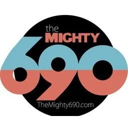 Logo de The Mighty 690 on 99.1 HD2 Malibu/Los Angeles
