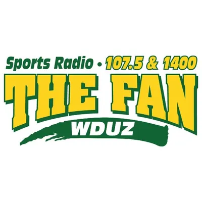 Logo de WDUZ Sports Radio 107.5 and 1400 The Fan