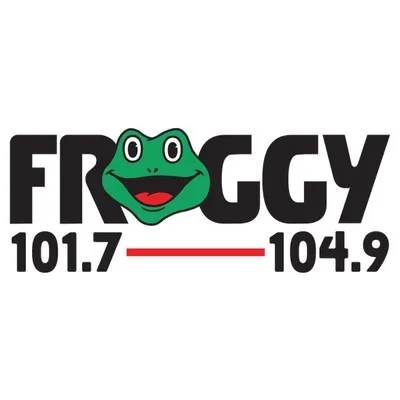 Logo de WFKY / WVKY Froggy 101.7 / 104.9 FM 104.9 FM