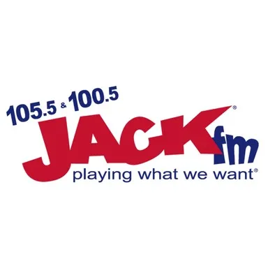 Logo de WJKG 105.5 & 100.5 Jack FM