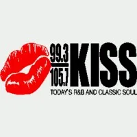 Logo de WKJM & WKJS - 99.3 & 105.7 Kiss FM
