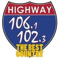 Logo de WMMY Highway 106.1 & 102.3 FM 102.3 FM