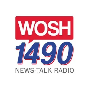 Logo de WOSH NewsTalk 1490 AM 1490 AM