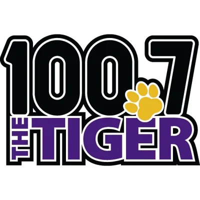 Logo de WTGE 100.7 FM The Tiger 100.7 FM
