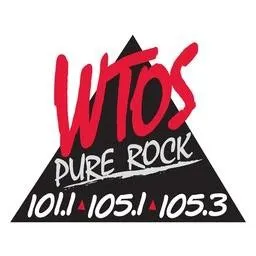 Logo de WTOS Pure Rock 105.1 FM 105.1 FM