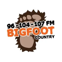 Logo de WZBF Bigfoot Country 96 - 104 - 107